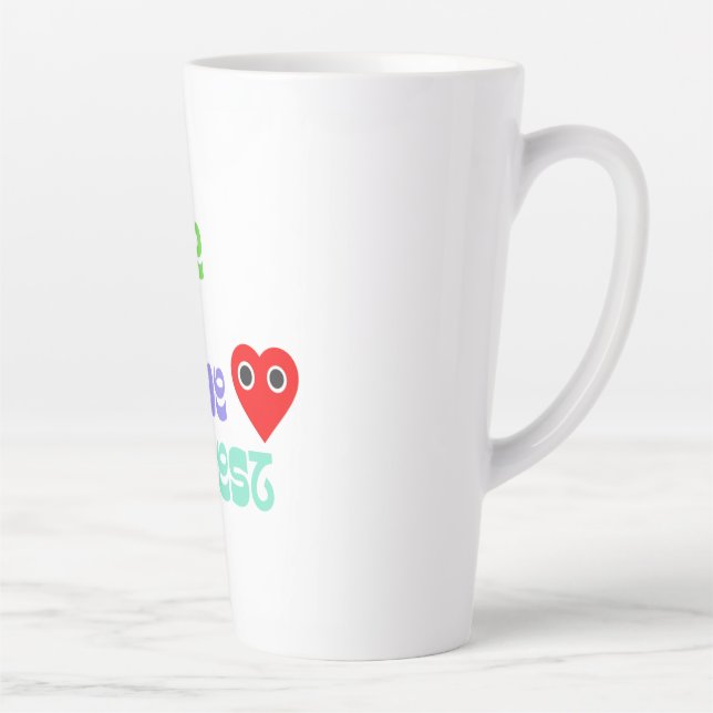 Live your life to the fullest latte mug (Right)
