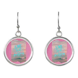 live your passion earrings