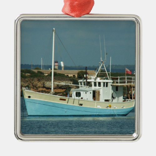 Liveaboard Shrimping Trawler Metal Ornament