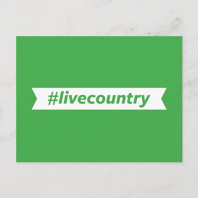 #LiveCountry Postcard (Front)