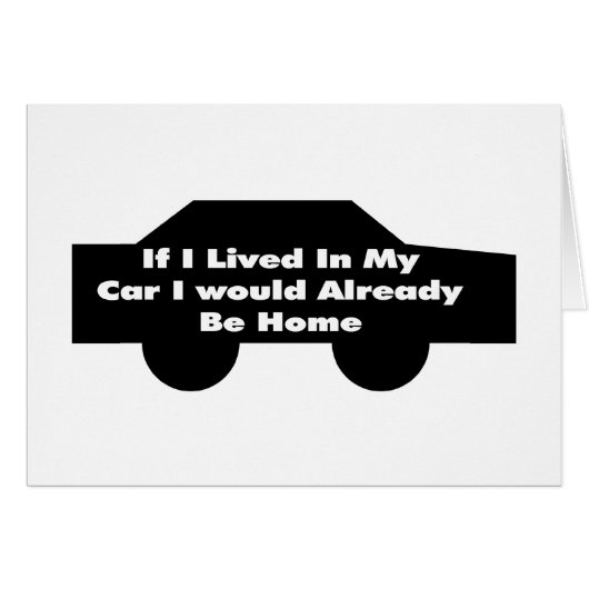 Lived In My Car Cards (Front Horizontal)