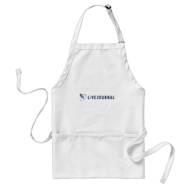 LiveJournal Logo Horizontal Adult Apron (Front)