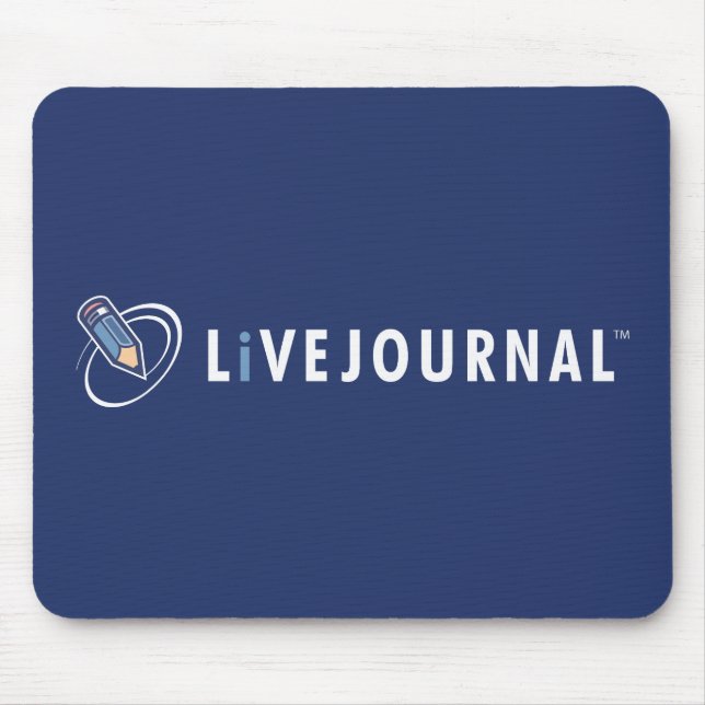 LiveJournal Logo Horizontal Mouse Pad (Front)