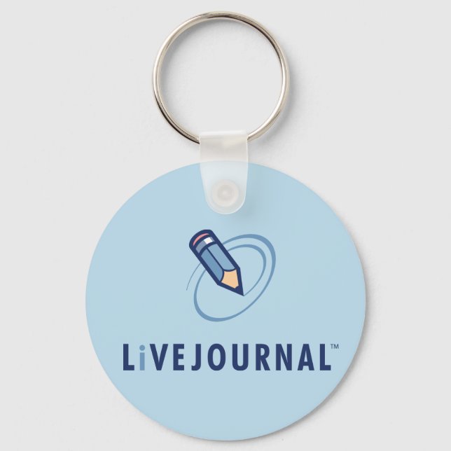 LiveJournal Logo Vertical Keychain (Front)