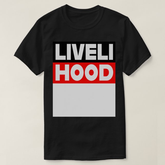 Livelihood Support Job Work T-Shirt (Design Front)