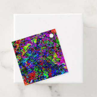 Lively abstract Favor Tags,Blast color abstract  Tags