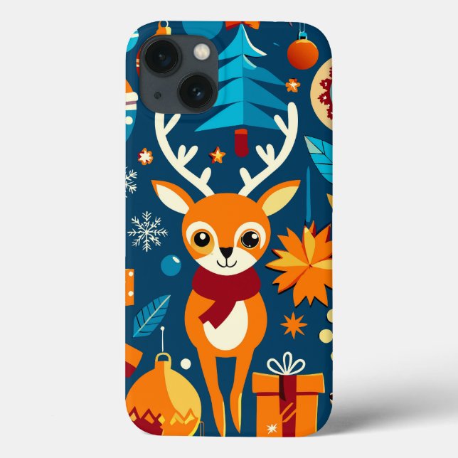 Lively and colorful christmas pattern Case-Mate iPhone case (Back)