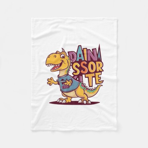 Lively and whimsical vector illustration of a chil fleece blanket