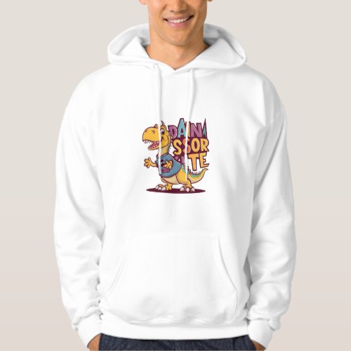 Lively and whimsical vector illustration of a chil hoodie