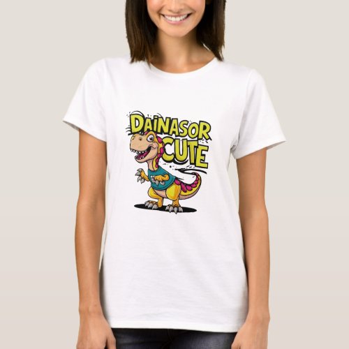 Lively and whimsical vector illustration of a chil T_Shirt