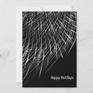 Lively Black and White Easy Favorite Season Holiday Card
