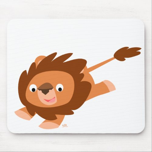 Lively Cartoon Lion mousepad