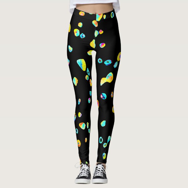 Lively Color Pattern Leggings (Front)