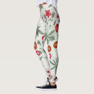 Lively Floral Pattern colorful flowers Leggings