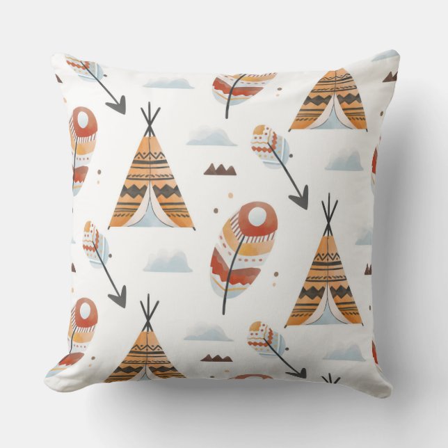 Lively Hues Accent Pillow (Front)