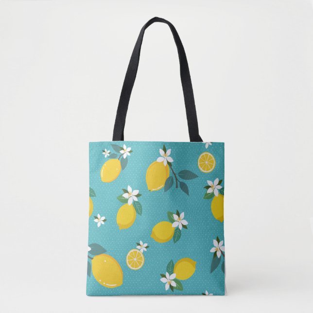 lively lemons tote bag (Front)