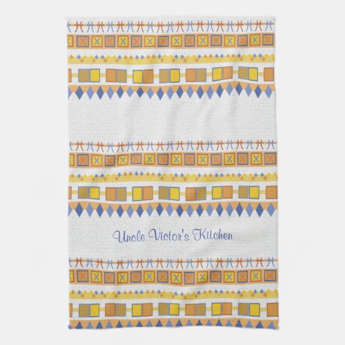 Lively Pattern Uncles Kitchen Towel