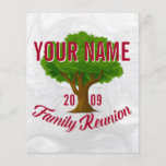 Lively Tree Personalized Family Reunion Flyer