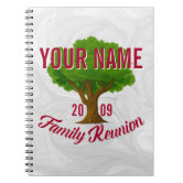 Personalized Family Tree Notebook