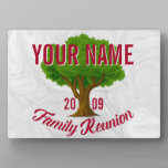 Lively Tree Personalized Family Reunion Plaque