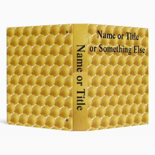Lively Yellow Lemon, a bright fresh eyecatcher 3 Ring Binder