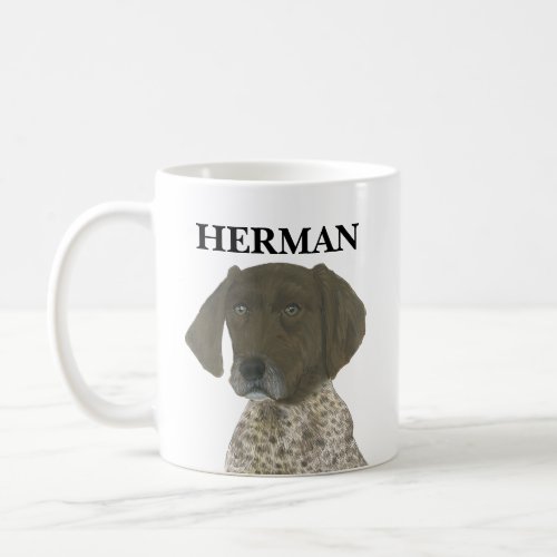 Liver and White German Shorthaired Pointer Coffee Mug