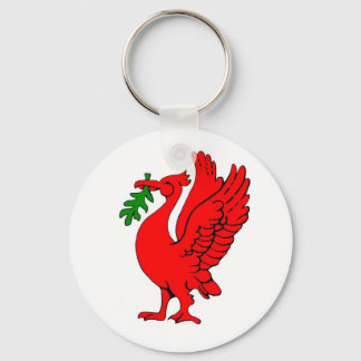 Liver bird keychain