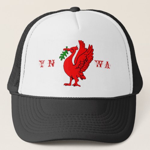 Liver bird trucker hat