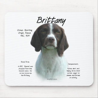 Liver Brittany Spaniel History Mouse Pad
