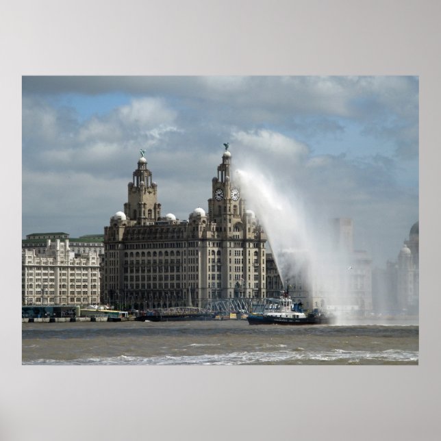Liver Building Liverpool Poster (Front)