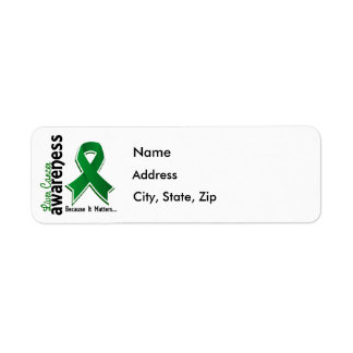 Liver Cancer Awareness 5 Label