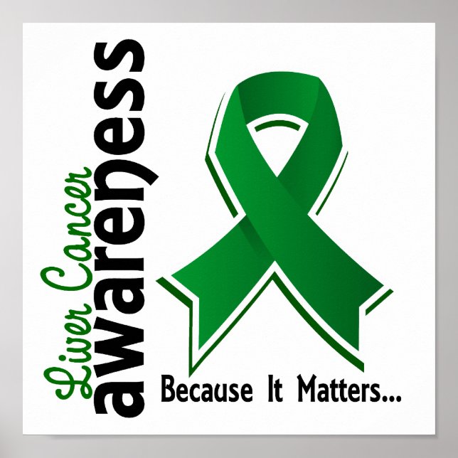 Liver Cancer Awareness 5 Poster (Front)