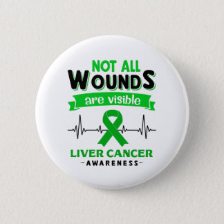 Liver Cancer Awareness Month Ribbon Gifts Button