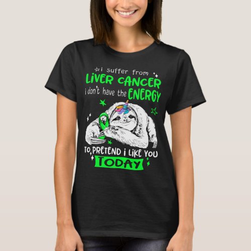 Liver Cancer Awareness Month Ribbon Gifts T_Shirt