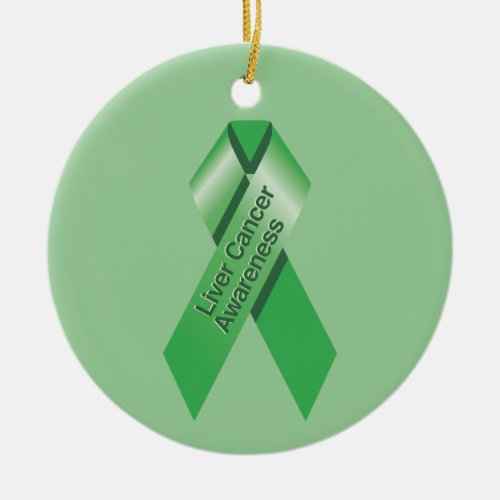 Liver Cancer Awareness Ornament