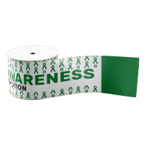 Liver Cancer Awareness Pattern Ribbon