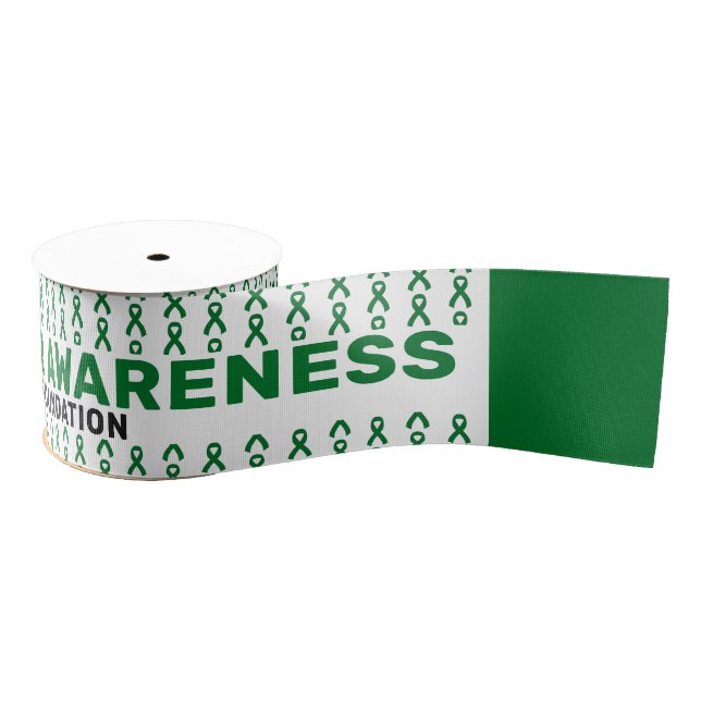 Liver Cancer Awareness Pattern Ribbon (Spool)