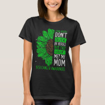 Liver Cancer Awareness Ribbon Mom Warrior T-Shirt