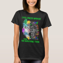 Liver Cancer Awareness Ribbon Support Gifts T-Shirt