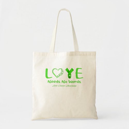 Liver Cancer Awareness Ribbon Support Gifts Tote Bag