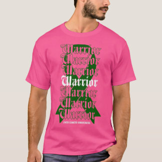 Liver Cancer Awareness Warrior Green Ribbon Gift1 T-Shirt