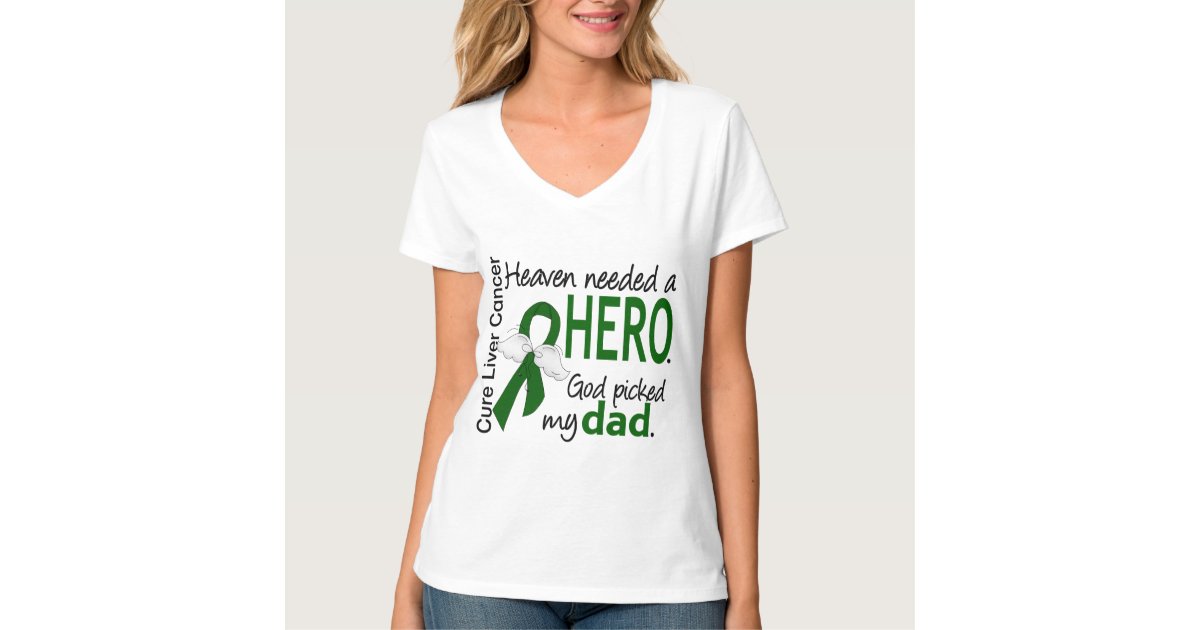 Winged green ribbon liver cancer awareness' Women's T-Shirt