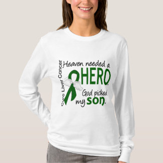 Liver Cancer Heaven Needed a Hero Son T-Shirt
