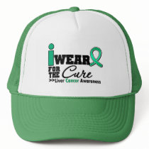 Liver Cancer I Wear Emerald Green For The Cure Trucker Hat