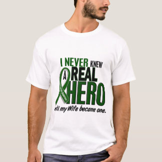 Liver Cancer NEVER KNEW A HERO 2 Wife T-Shirt