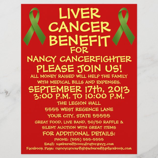 Liver Cancer Patient Benefit Flyer (Front)