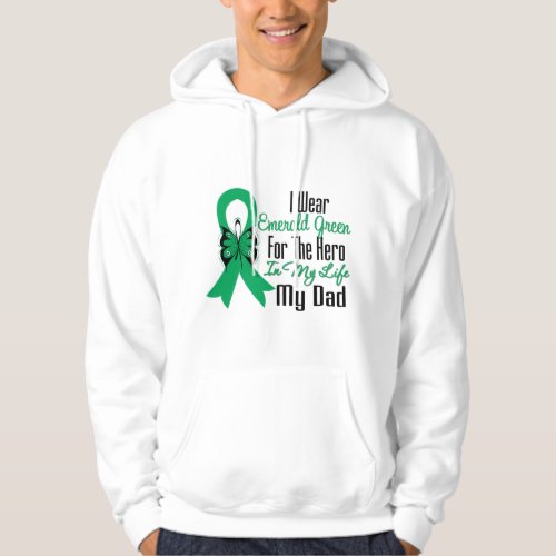 Liver Cancer Ribbon Hero My Dad Hoodie