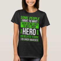 Liver Cancer Ribbon Liver Cancer Warrior Survivor T-Shirt