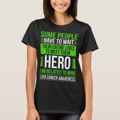 Liver Cancer Ribbon Liver Cancer Warrior Survivor T_Shirt