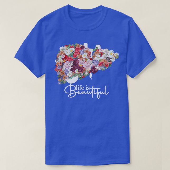 Liver Cancer Survivor Transplant Surgery Patient 1 T-Shirt (Design Front)